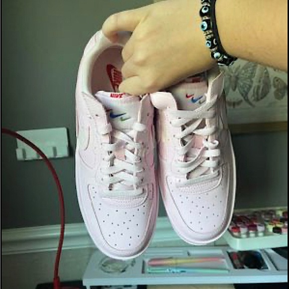 Nike Air Force 1 Shoes Fontanka Pink Women Limited Edition - Picture 4 of 5